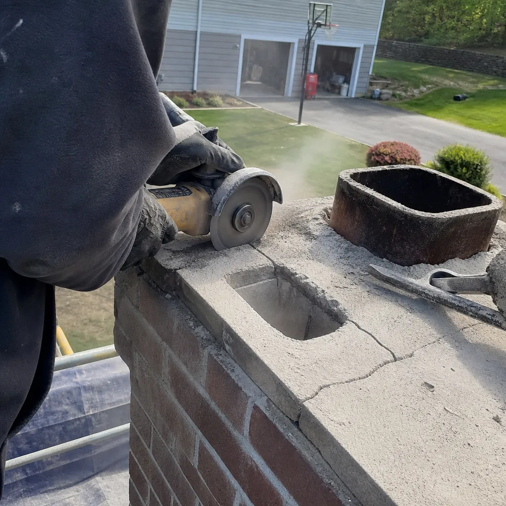 Chimney Cap & Crown Installation